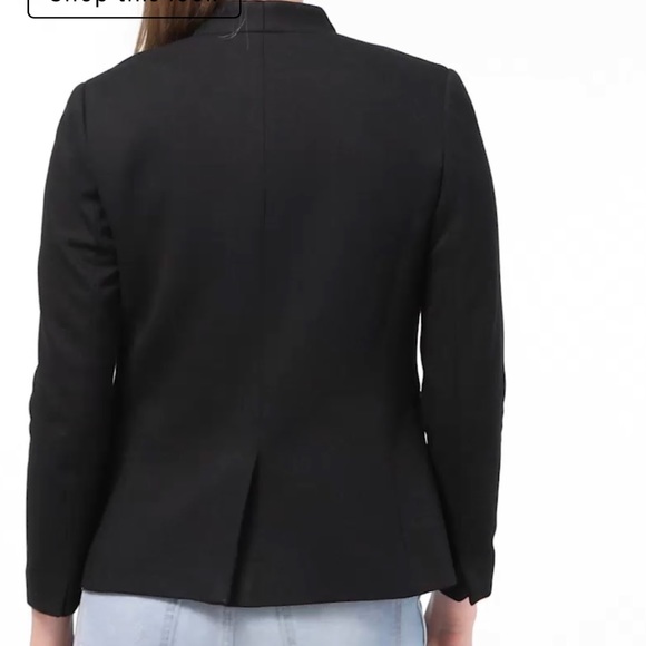 NWT J.Crew Black Going Out Collarless Blazer Sz 16T. MSRP $198. - Picture 5 of 6